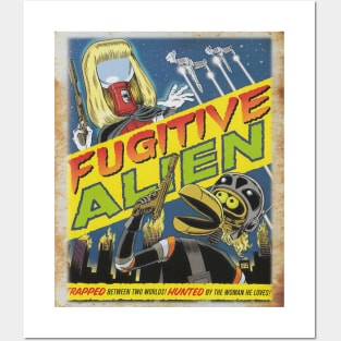 Mystery Science Rusty Barn Sign 3000 - Fugitive Alien Posters and Art